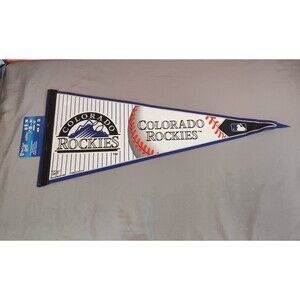 MLB Colorado Rockies Baseball Pennant 12"x30"